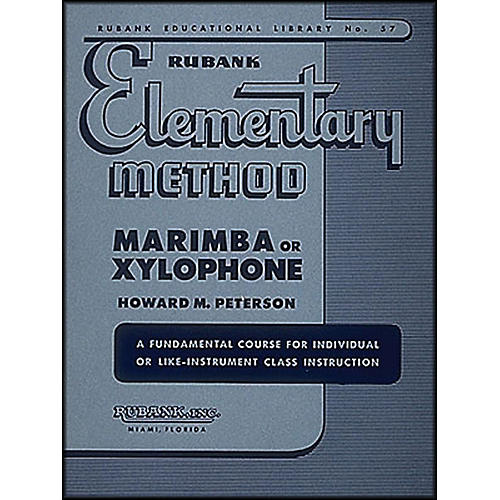 Hal Leonard Rubank Elementary Method Marimba Or Xylophone