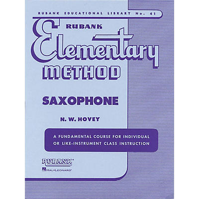 Hal Leonard Rubank Elementary Method for Saxophone