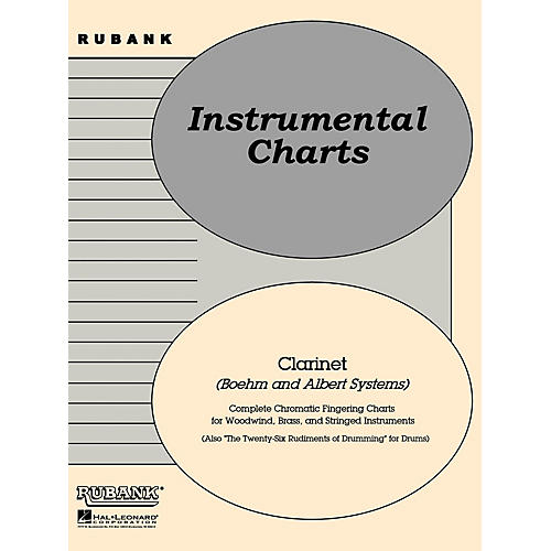 Rubank Fingering Charts - Clarinet (Boehm and Albert systems) Method Series