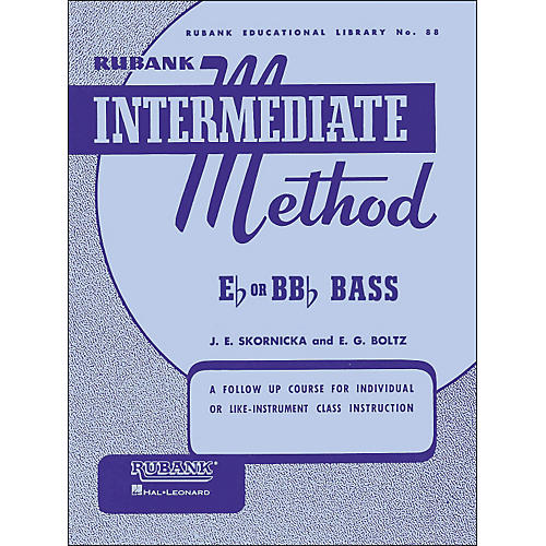 Hal Leonard Rubank Intermediate Method E Flat Or Bb Flat Bass
