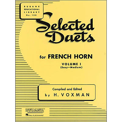 Hal Leonard Rubank Selected Duets French Horn Vol 1 Easy/Medium