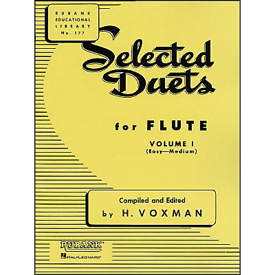 Hal Leonard Rubank Selected Duets for Flute, Vol. 1: Easy–Medium