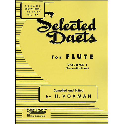 Hal Leonard Rubank Selected Duets for Flute, Vol. 1: Easy–Medium