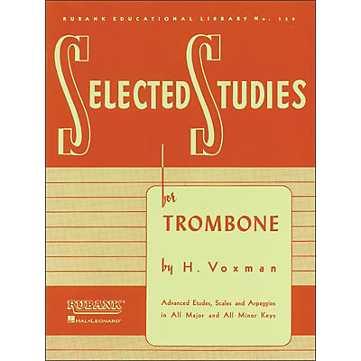 Hal Leonard Rubank Selected Studies for Trombone