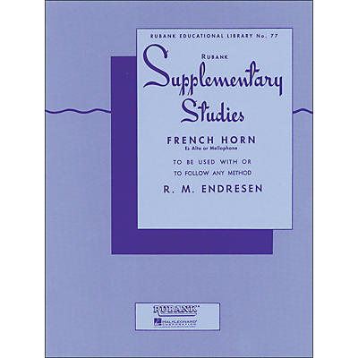 Hal Leonard Rubank Supplementary Studies for French Horn, E Flat Alto Or Mellophone