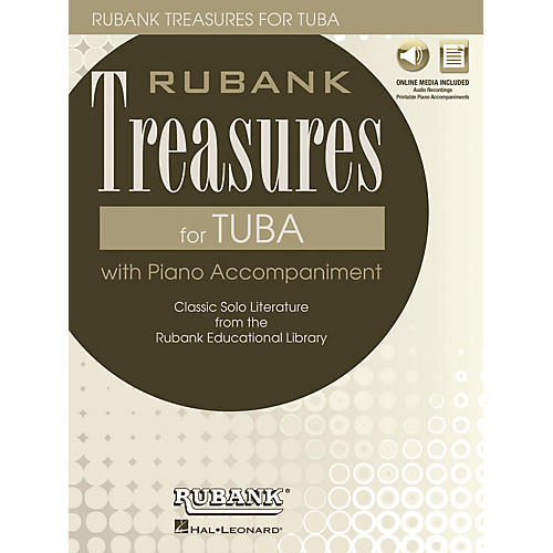 Rubank Treasures for Tuba Rubank Book with CD Series Softcover Media Online