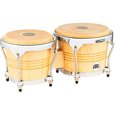 Meinl Rubber Wood Bongos with Chrome Hardware