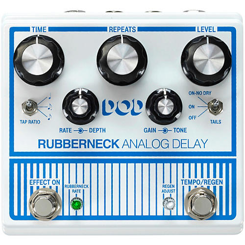 Rubberneck Analog Delay Pedal with Tap Tempo