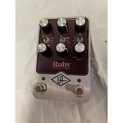 Universal Audio Ruby 63 Top Boost Amplifier Effect Pedal