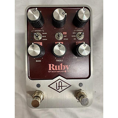 Universal Audio Ruby '63 Top Boost Amplifier Effect Pedal