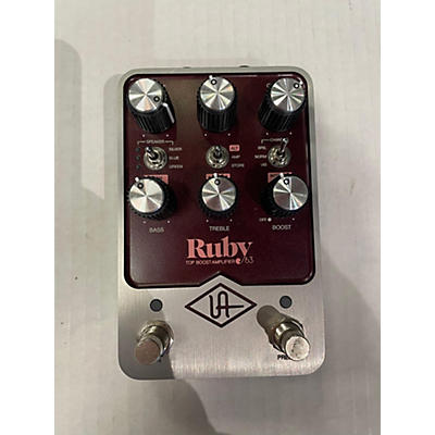 Universal Audio Ruby 63' Top Boost Effect Pedal