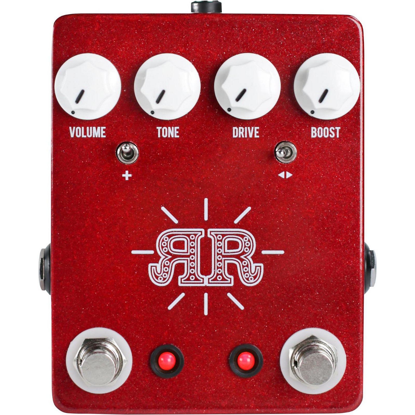 JHS Pedals Ruby Red 2-in-1 Overdrive Boost Butch Walker Signature Pedal ...