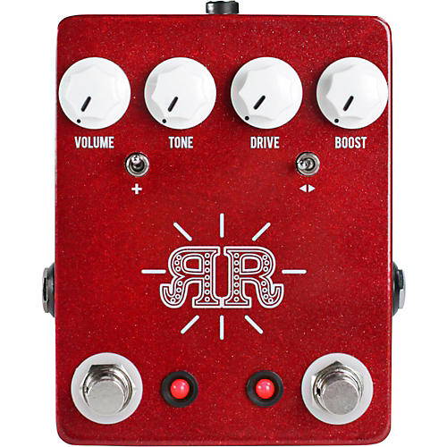 Ruby Red 2-in-1 Overdrive Boost Butch Walker Signature Pedal