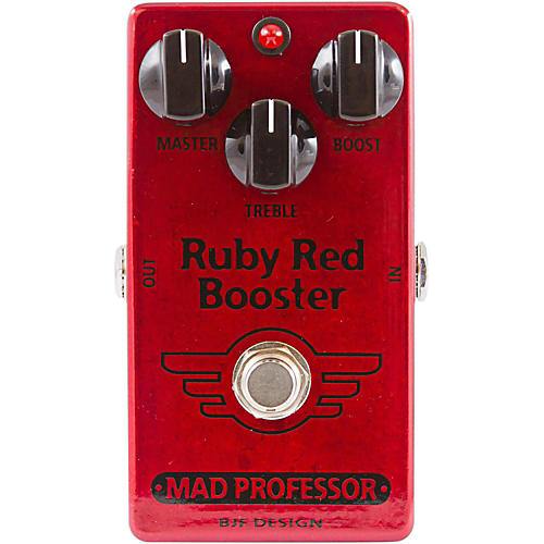 Ruby Red Booster Guitar Effects Pedal
