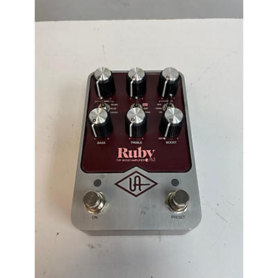 Universal Audio Ruby Top Boost Effect Pedal