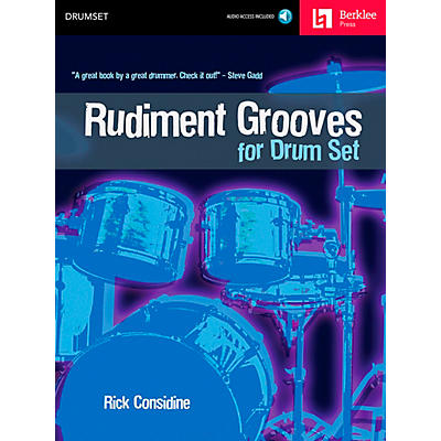 Berklee Press Rudiment Grooves for Drum Set (Book/CD)