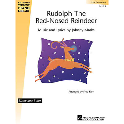 Hal Leonard Rudolph the Red-Nosed Reindeer Piano Library Series by Johnny Marks (Level Late Elem)