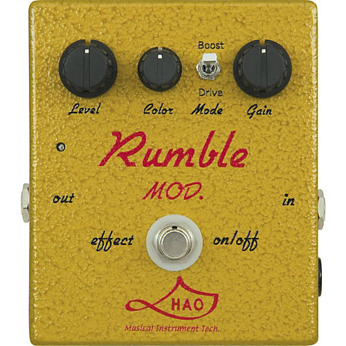 Hao Rumble MOD Overdrive/Booster Pedal | Musician's Friend