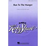 Hal Leonard Run to the Manger SATB a cappella composed by Kirby Shaw