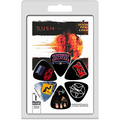 Perri's Rush Guitar Pick 6-Pack