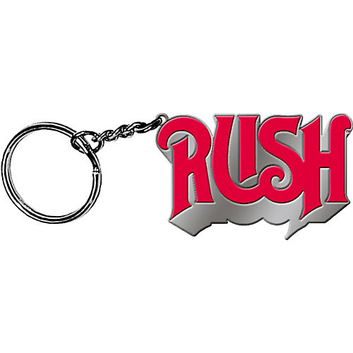 Rush Logo Metal Keychain