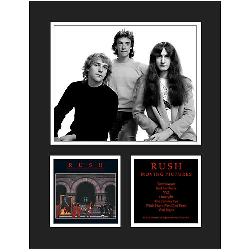 Rush Moving Pictures 11x14 Matted Photo