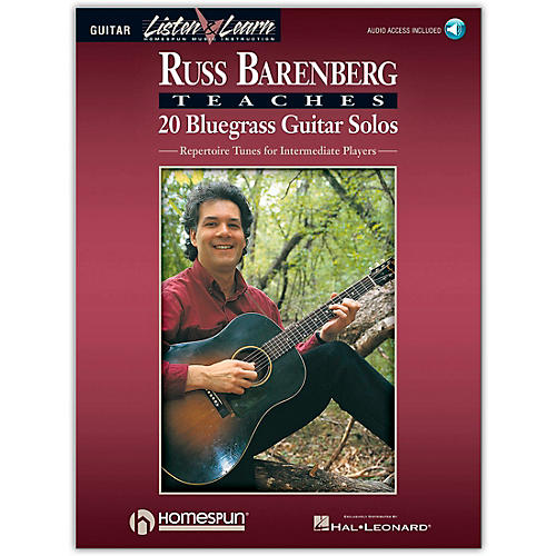Russ Barenberg Teaches 20 Bluegrass Guitar Solos (Book/Online Audio)