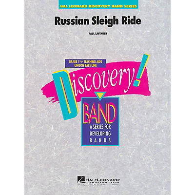 Hal Leonard Russian Sleigh Ride Concert Band Level 1.5 Composed by Paul Lavender