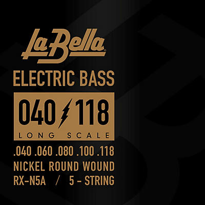 LaBella Rx Series Nickel 5-String Electric Bass Strings