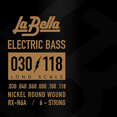 LaBella Rx Series Nickel 6-String Electric Bass Strings