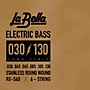 La Bella Rx Series Stainless Steel 6-String Electric Bass Strings (30 - 130)