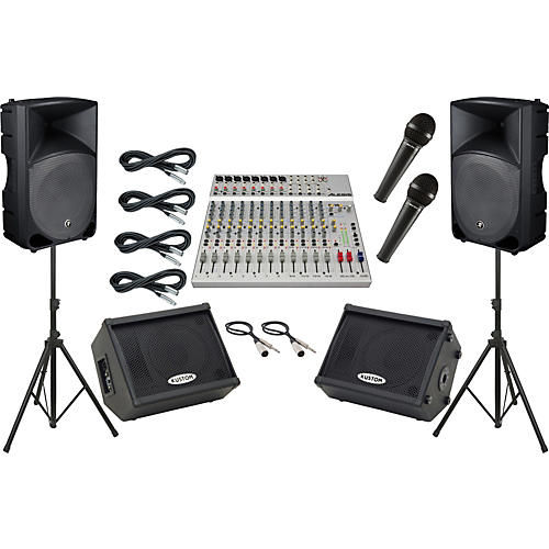 S-16 / Mackie Thump TH-15A Mains and Monitors Package