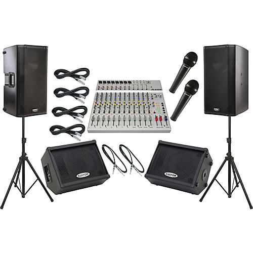 S-16 / QSC K12 Mains and Monitors Package