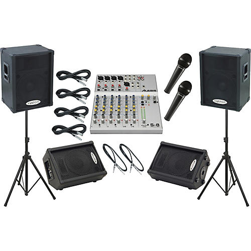 S-8 / Kustom KPC15P Mains and Monitors Package