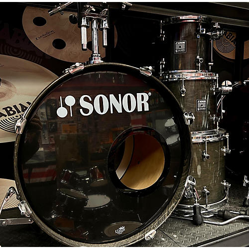 SONOR S Class Maple Drum Kit charcoal stain
