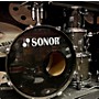 Used SONOR S Class Maple Drum Kit charcoal stain