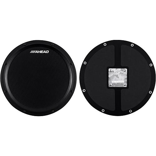 Ahead S-Hoop Marching Practice Pad with Snare Sound Black, Black 14 in.