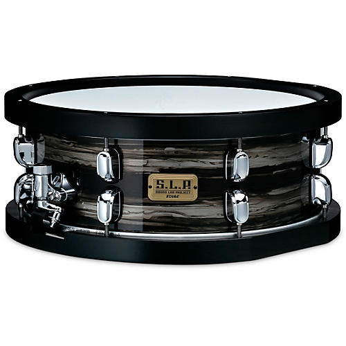 S.L.P. Studio Maple Snare Drum with Black Wood Hoops