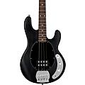Sterling by Music Man S.U.B. StingRay RAY4 Electric Bass Guitar - Satin Transparent Black Black PickguardSatin Transparent Black Black Pickguard