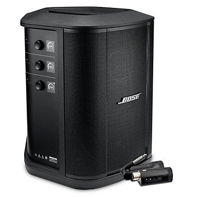 Bose S1 Pro+ Wireless PA System With Mic/Line & Instrument Transmitters