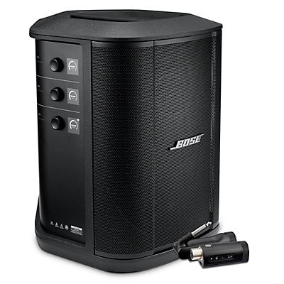 Bose S1 Pro+ Wireless PA System With Mic/Line and Instrument Transmitter