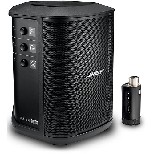 Bose S1 Pro+ Wireless PA System With XLR Mic/Line Transmitter