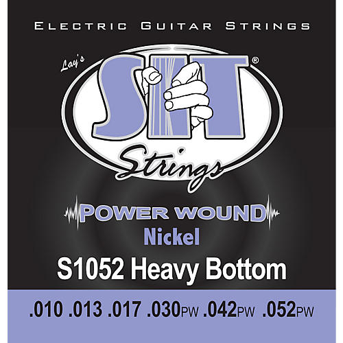 S1052 Heavy Bottom Power Wound Nickel Electric Guitar Strings