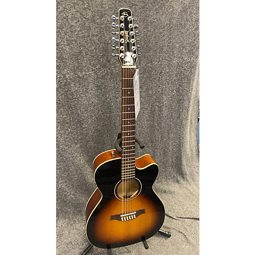 Seagull S12 CH CW SPRUCE SUNBURST GT QIT 12 String Acoustic Guitar Natural