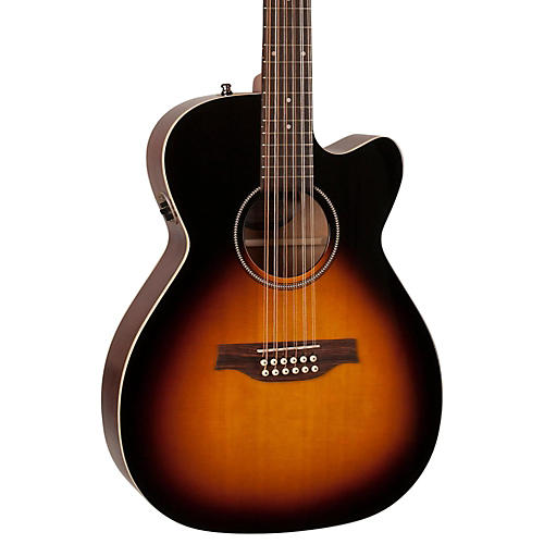 S12 Spruce Sunburst Cutaway Concert Hall QIT Acoustic-Electric Guitar