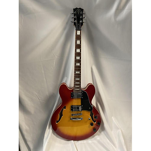Teton S1533BICS Hollow Body Electric Guitar Cherry Sunburst