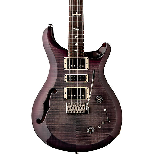 PRS S2 Special Semi-Hollow Electric Guitar Faded Gray Black Purple Burst