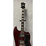 Used Guild S200 T Bird Reissue Solid Body Electric Guitar Wine Red