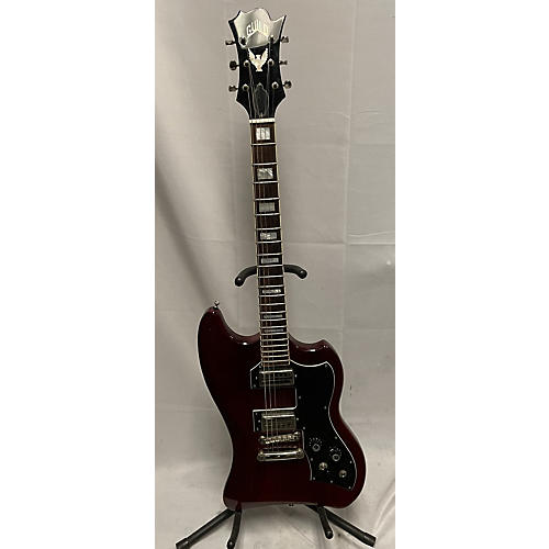 Guild S200 T Bird Solid Body Electric Guitar Vintage Cherry Red