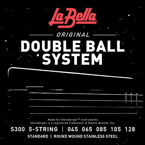 LaBella S300 Double Ball System 5-String Bass Strings 45 - 128